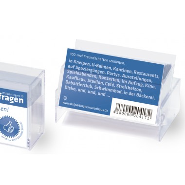 Freundschaftsanfrage-Kärtchen