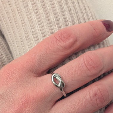 WUNDERVOLL | The Love Knot Ring - Silber