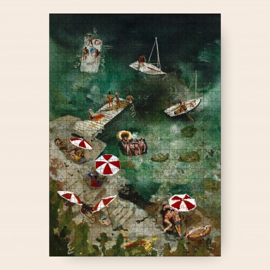 Das Puzzle Kollektiv - Puzzle "‘Lovers At The Beach" 500 Teile