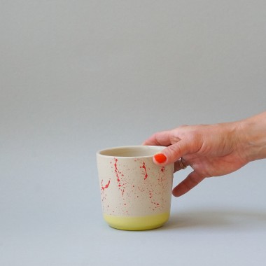 Becher Lys Poppy splash // verschiedene Größen // indre Ceramics