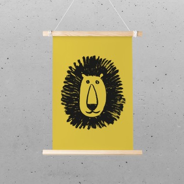 Postkarte – Print (DIN A5), Löwe