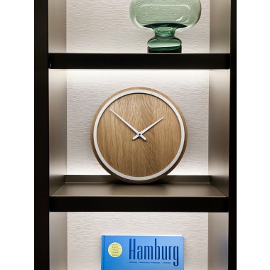 OTONO-DESIGN Wanduhr Madera Eiche 