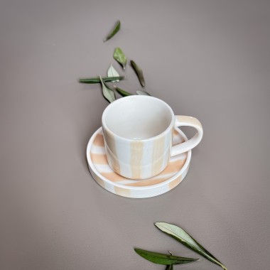 Magazin Minori - Espresso Stripes - boho beige (2er Set - 4 Teile)