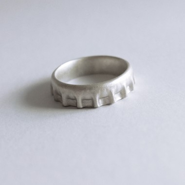 Kaja Holland ° Fingerring KRONE silber
