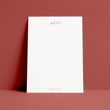 Weihnachtskarte EAT von ODE TO AYVI