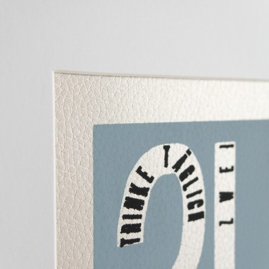 Kunstdruck UNIKAT „Ernährung“, Siebdruck, A4 gerahmt
