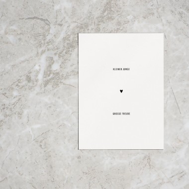 Love is the new black – Postkarten-Set "Baby"