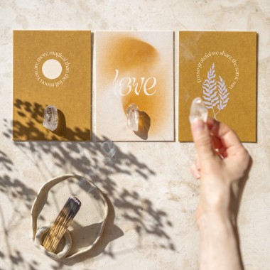 "You are more magical than the full moon" Postkarte mit Briefumschlag von REYOUNITE