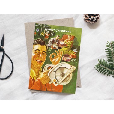 typealive / Retro-Weihnachtskarten 4er Set / Retro Christmas