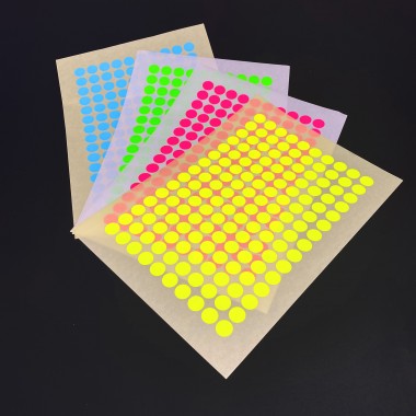 REMOVABLE PAPER STICKY DOTS / For NOW IS BETTER Calendar / 4 sheets