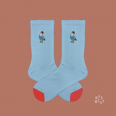 Bestickt Seagull Socken von Offbeat