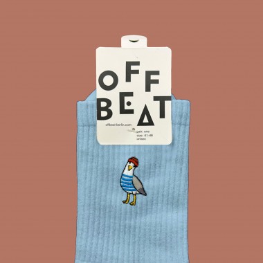 Bestickt Seagull Socken von Offbeat
