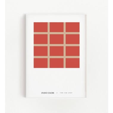 FINE FINE STUFF - 4er Posterset - Muted no. 01 - 30x40 Poster