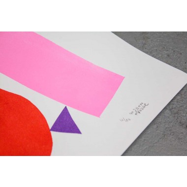 Martin Krusche - Stencilprint »Social Distancing #1« 50x70cm