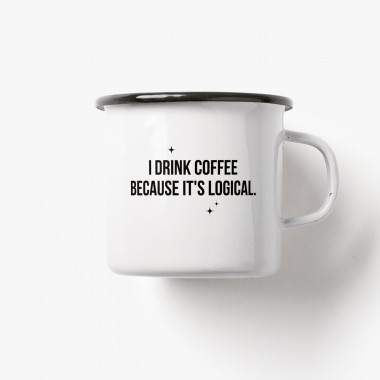 typealive / Emaillebecher Tasse / Logical
