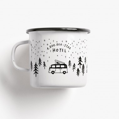 typealive / Emaillebecher Tasse / Stars