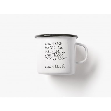 typealive / Emaillebecher Tasse / Broqué