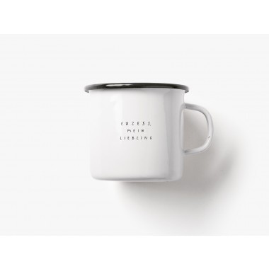 typealive / Emaillebecher Tasse / Exzess