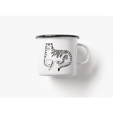 typealive / Emaillebecher Tasse / Tiger