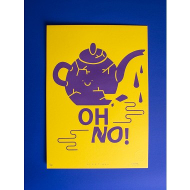 Martin Krusche - Siebdruck »Teatime« DINA3