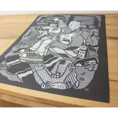 Martin Krusche - Poster »The Poor« DIN A3