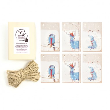 Bow & Hummingbird Wintermärchen Geschenkverpackungs-Set