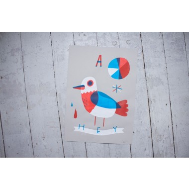 Stencil Artprint »TWEET«, 50x70cm