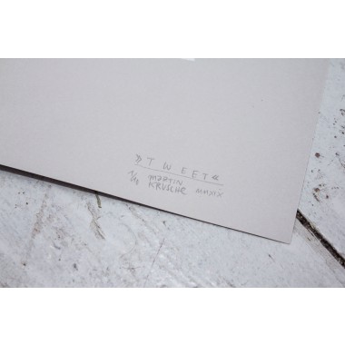 Stencil Artprint »TWEET«, 50x70cm