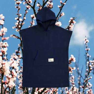 We Make Patterns - Handtuch Poncho Nightblue