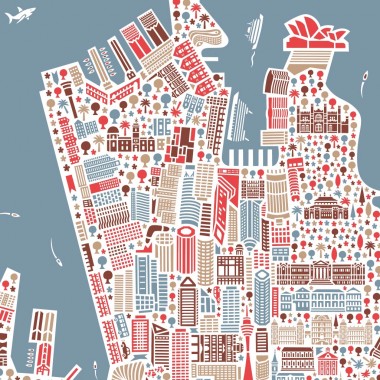 Vianina Sydney Poster 50x70