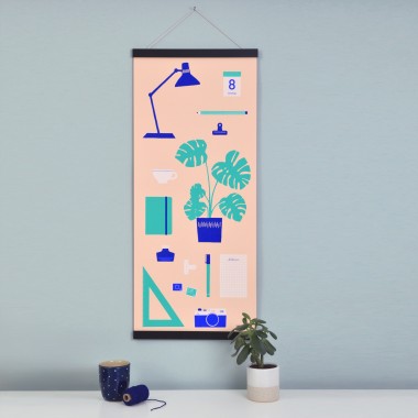Siebdruck »Workplace« (30 x 70cm) / fidu—fine paper goods