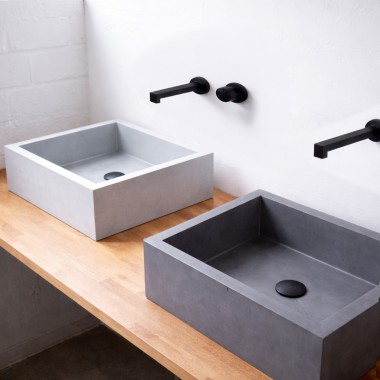 Beton-Waschbecken Serie X47 von Grellroth Design