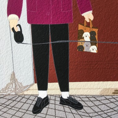 Neighbour Series „Neighbour No. 14“ – YUKY RYANG, Giclée-Druck, Format 28 x 28 cm 