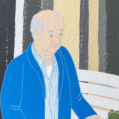 Neighbour Series „Neighbour No. 33“ – YUKY RYANG, Giclée-Druck, Format 28 x 28 cm 