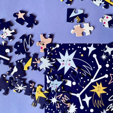 Das Puzzle Kollektiv - Puzzle "Zoom To The Moon" 200 Teile
