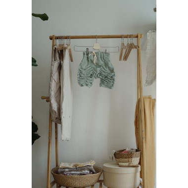 manymooons | mitwachsende Hose | tragbar 0-2 Jahre | cloudblue