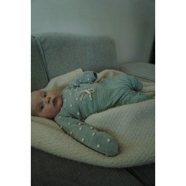 manymooons | mitwachsende Hose | tragbar 0-2 Jahre | cloudblue