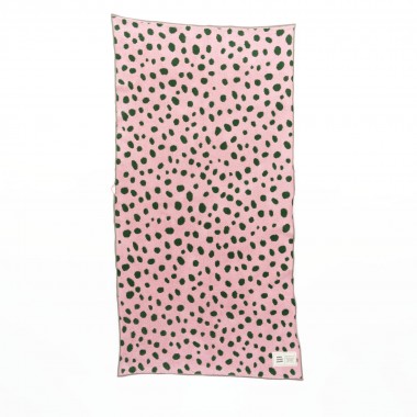 Towel.Studio | Frottee Handtuch Pebbles | Pink & Green