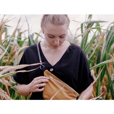 ZACAMO – Bauchtasche •Cord• currygelb