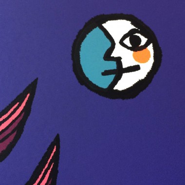 Print now - Riot later ● Blue Moon Siebdruck