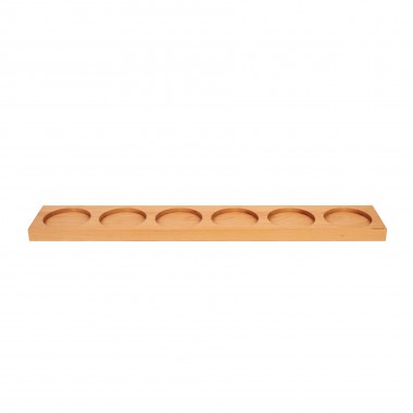 klotzaufklotz Vorratsdosenregal Buche 6er mit kleinen Dosen