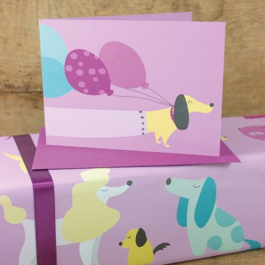 Bow & Hummingbird Geschenkpapier "Dogs"