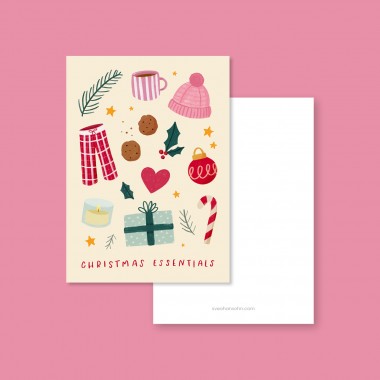 Christmas Essentials / Postkarte A6 / Svea Hansohn Illustration