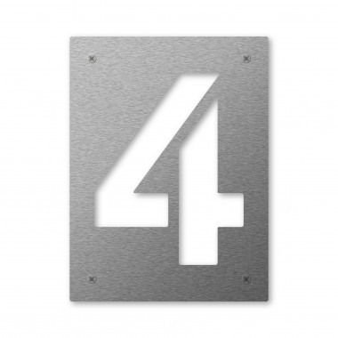 Keilbach Hausnummer cut.number.240 aus Edelstahl