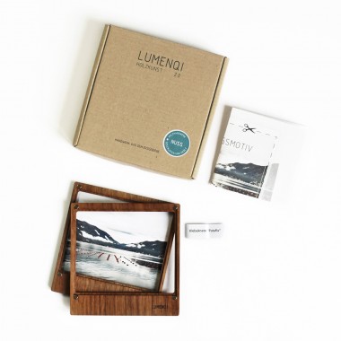 Fotorahmen aus Holz – „Memoholz“ 2er-Pack von Lumenqi