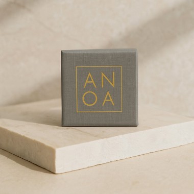 Anoa Buntes Perlenarmband Sterling Silber 14K