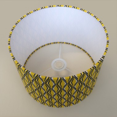 Print now - Riot later ● Goldraute Lampenschirm 