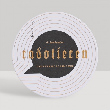 Untersetzer Letterdeckel Wortschätze