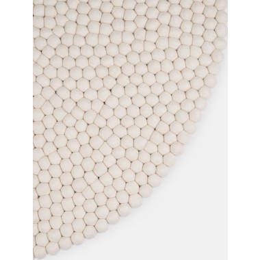 myfelt Linéa Filzkugelteppich rund