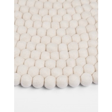 myfelt Linéa Filzkugelteppich rund